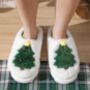 Cosy Christmas Tree Slippers, thumbnail 2 of 4