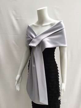 Silver Bridal Mother Of Bride Wedding Shawl By Bumble Beez