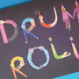 'Drum Roll' Birthday Card, thumbnail 2 of 2