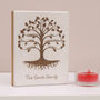 Personalised Family Tree Wooden Artwork, thumbnail 1 of 6