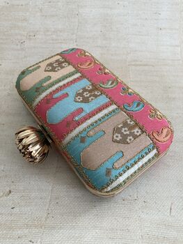 Multicoloured Handcrafted Clutch, 5 of 6