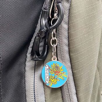 Safe Travels Japanese Proverb Enamel Bag Charm, 2 of 5