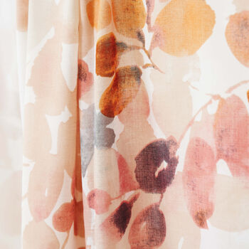 Peach Blossom Floral Print Scarf, 3 of 5