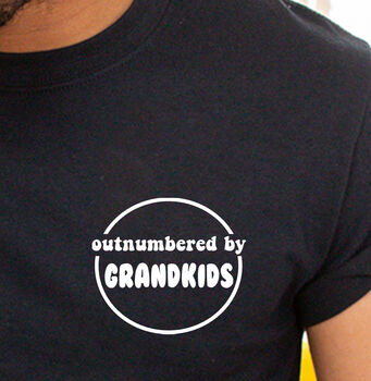 Grandad 'Outnumbered By Grandkids' Tshirt, 2 of 12