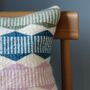 Handwoven Geometric Cushion Multicolour, thumbnail 2 of 4