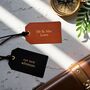 Luxury Personalised Leather Luggage Tags, thumbnail 3 of 4