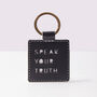 'Speak Your Truth' Laser Cut Leather Keyring, thumbnail 5 of 7