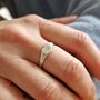 Personalised Heart Shaped Signet Ring, thumbnail 1 of 4
