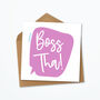 Personalised Boss Tha Liverpool Slang Greeting Card, thumbnail 1 of 3