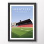 Brentford Community Stadium Poster, thumbnail 7 of 7
