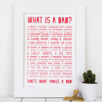 What Is A Dad Poem Print, 2 of 9