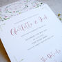 'Confetti' Concertina Fold Wedding Invitation, thumbnail 10 of 12