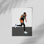 Kevin Durant Brooklyn Nets Basketball Poster, thumbnail 2 of 4