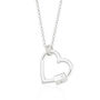 Personalised Heart Carabiner Charm Collector Necklace, thumbnail 9 of 11