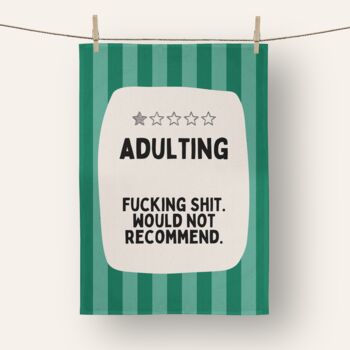 Adulting | Tea Towel, 2 of 2