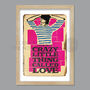 Crazy Little Thing Called Love Music Poster Print, thumbnail 2 of 4