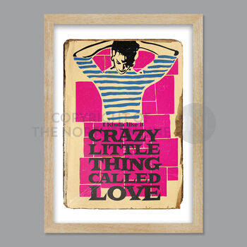 Crazy Little Thing Called Love Music Poster Print, 2 of 4