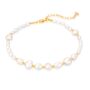 Niko 18ct Gold Plate Pearl Bracelet, thumbnail 2 of 3