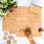 Personalised Wedding Guest Book Puzzle Alterative, thumbnail 1 of 8