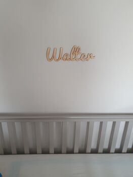 Personalised Childs Name Wall Decoration, 3 of 5
