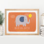 Personalised Children's Elephant Print, thumbnail 5 of 7