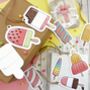 Illustrated Ice Lollies Gift Tags, Large, thumbnail 5 of 10