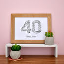 Personalised Birthday Print By Mrs L Cards | Notonthehighstreet.Com
