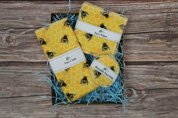 Honey Bee Eco Friendly Reusable Face Pad Gift Set, 2 of 5