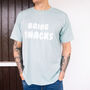 Bring Snacks Men's Slogan T Shirt, thumbnail 1 of 3