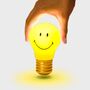 Smiley Cordless Glass Lightbulb, thumbnail 3 of 4