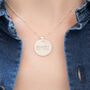 Sterling Silver And Shell Personalised Mummy Necklace, thumbnail 4 of 8
