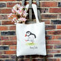 Personalised Puffin Tote Bag, thumbnail 6 of 9