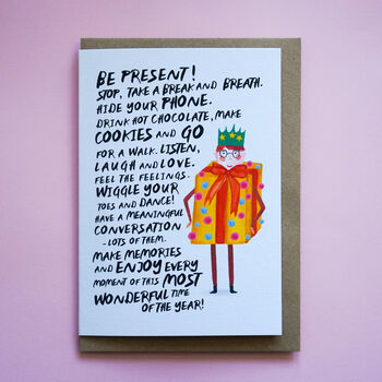 Be Present Card, 2 of 3