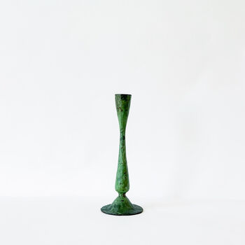 Verdigris Candle Holder, Shelley, 2 of 8