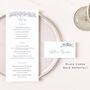 Personalised Wedding Menu With Wildflowers, thumbnail 5 of 7