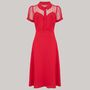 Florance Dress Authentic Vintage 1940s Style, thumbnail 3 of 5