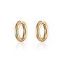 Chunky Hoop Earrings, thumbnail 3 of 5