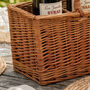 Wicker Double Bottle Wine Carrier, thumbnail 2 of 4