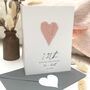 12th Silk Heart Personalised Wedding Anniversary Card, thumbnail 5 of 5