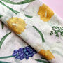 Spring Summer Vintage Style Birth Flowers Scarf, thumbnail 4 of 11