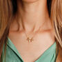 Parakeet Necklace – Silver/Gold, thumbnail 5 of 6