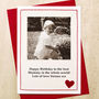 Mum / Mummy Personalised Photo Birthday Card, thumbnail 2 of 3