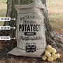 Personalised Hessian Vegetable Sack, thumbnail 2 of 4