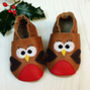 Personalised Robin Baby Shoes, thumbnail 2 of 5