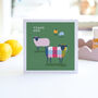 Letterbox Gift Set Tea Towel And Greeting Card, thumbnail 10 of 12