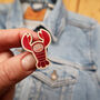 Red Lobster Pin Badge, thumbnail 1 of 5
