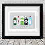 Personalised 'Let The Evening Be Gin' Print, thumbnail 4 of 10