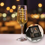 Retirement Diamante Embellished Champagne Flute Glass And Gift Set, thumbnail 1 of 7