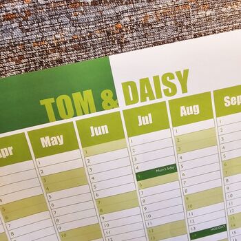 Personalised Green Wall Planner, 5 of 5