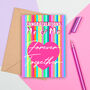 Mr And Mr Large Size Wedding Card, thumbnail 2 of 2
